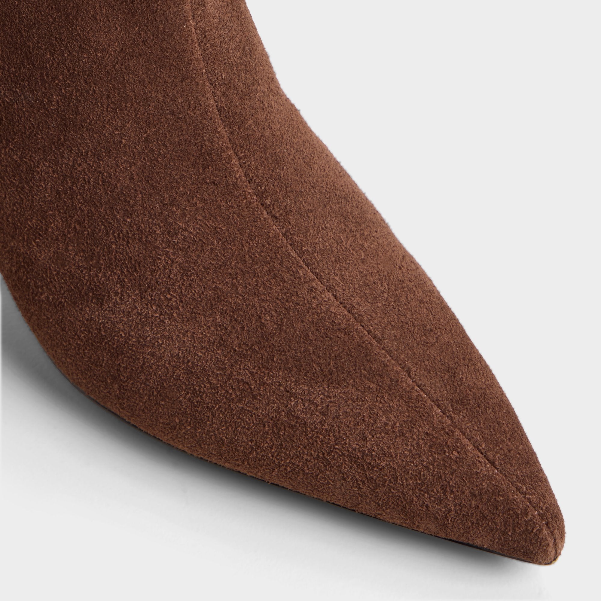 Selora in Wc Dark Brown - Knee-high boot, Stiletto heel