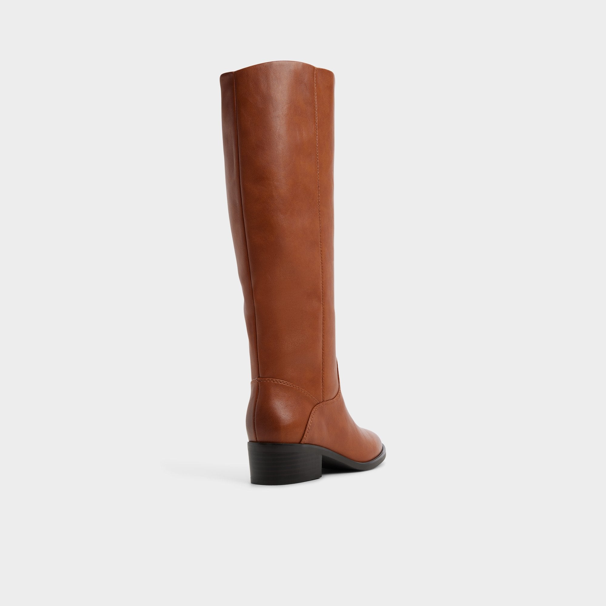 Kaydienh in Medium Brown - Knee-high boot, Block heel