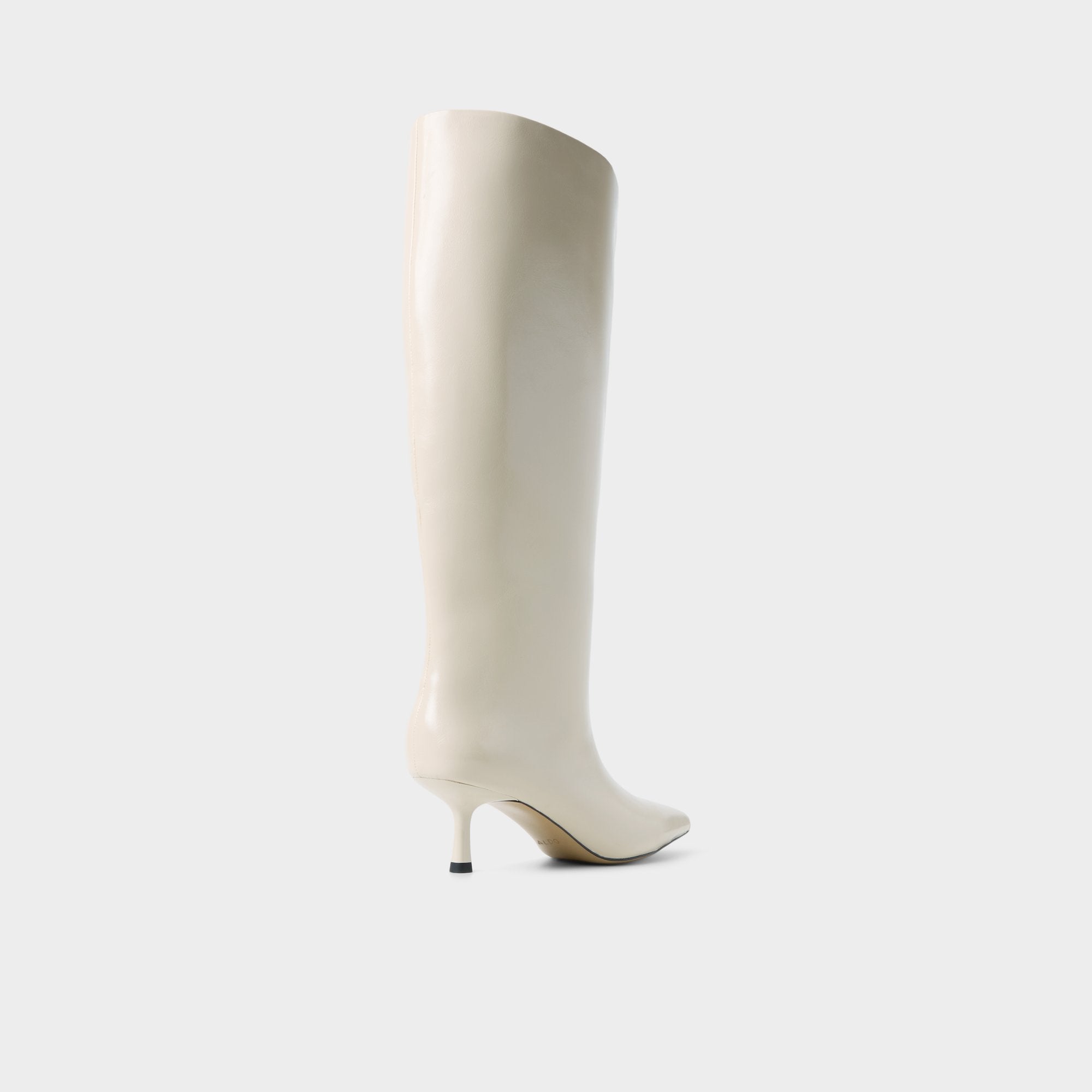 Selora-wc in Cream - Knee-high boot, Stiletto heel