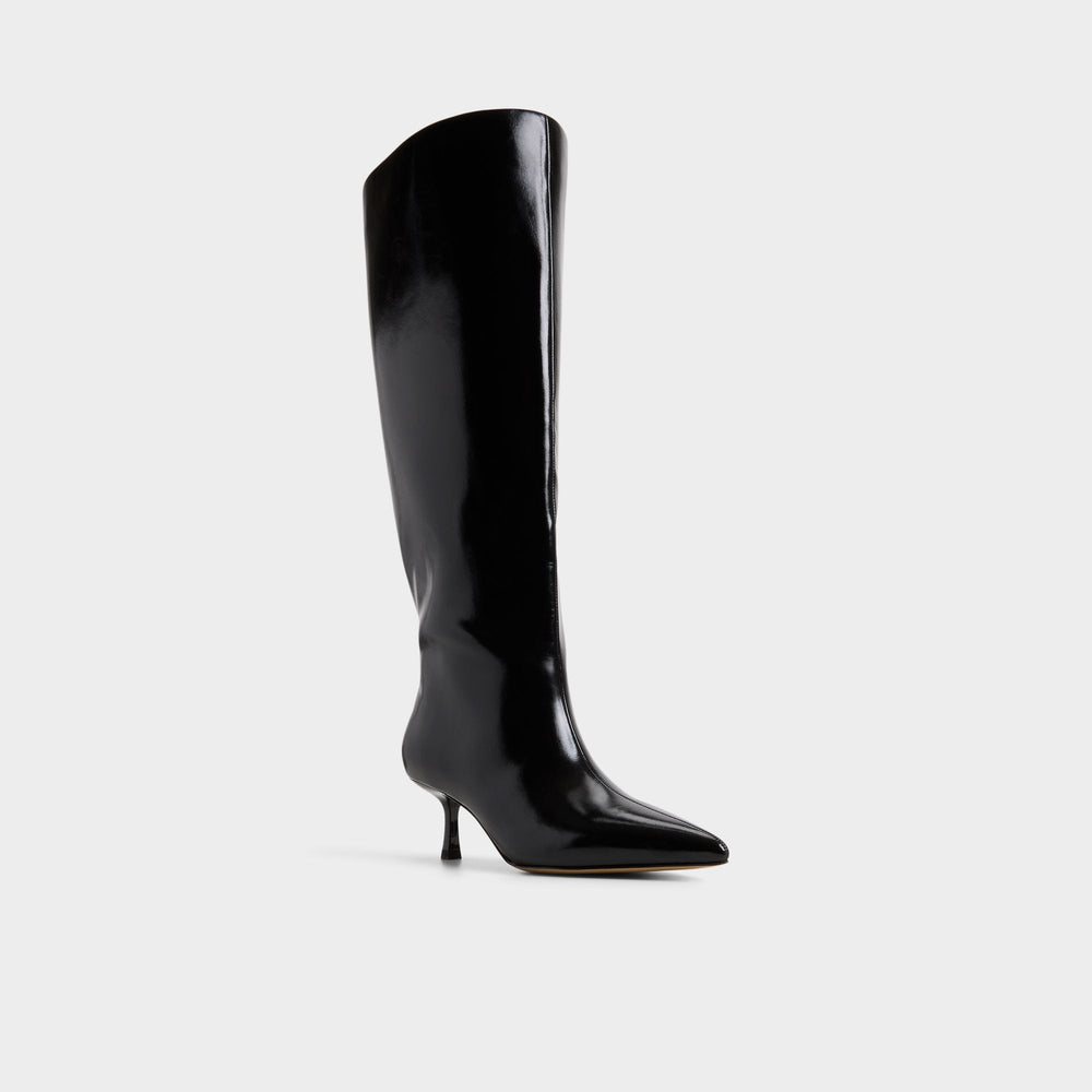 Selora in Wc Black - Knee-high boot, Stiletto heel