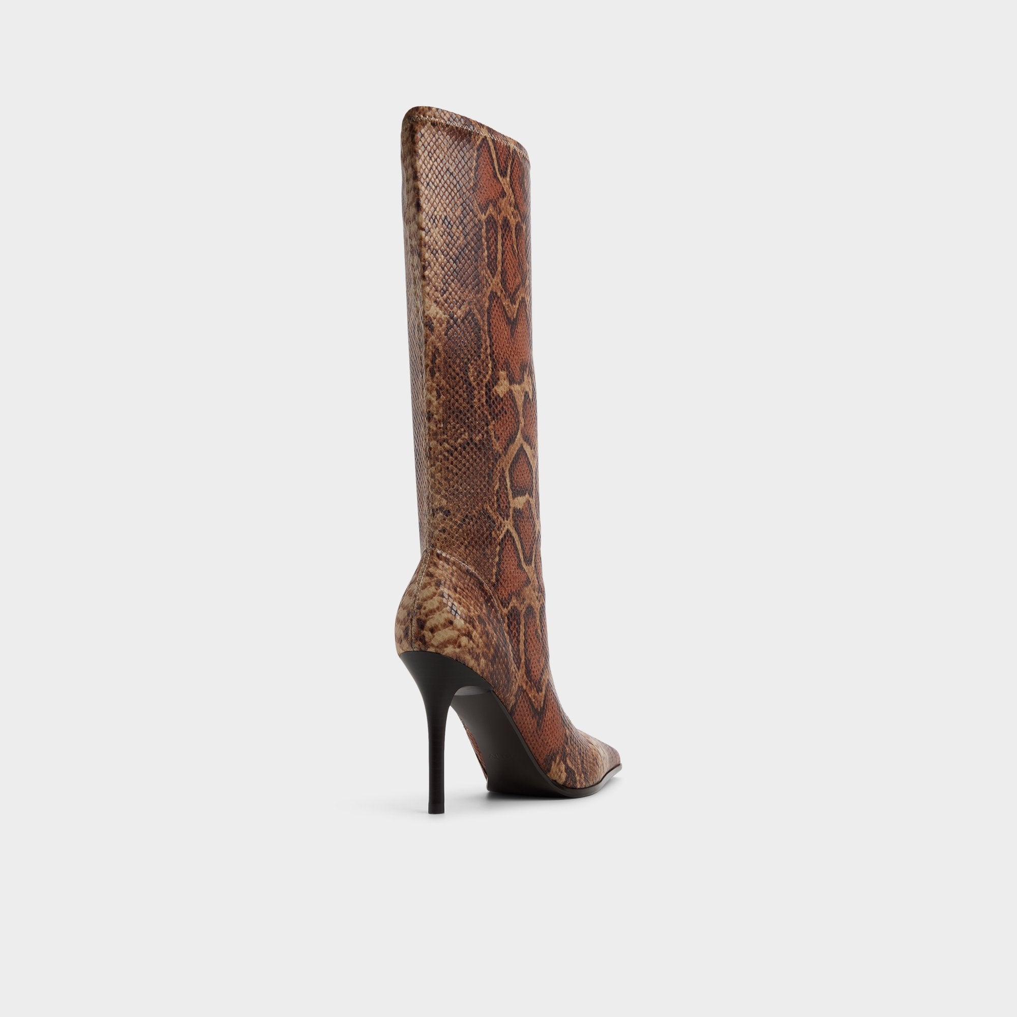Re in Emily Brown Multi - Knee-high boot, Stiletto heel