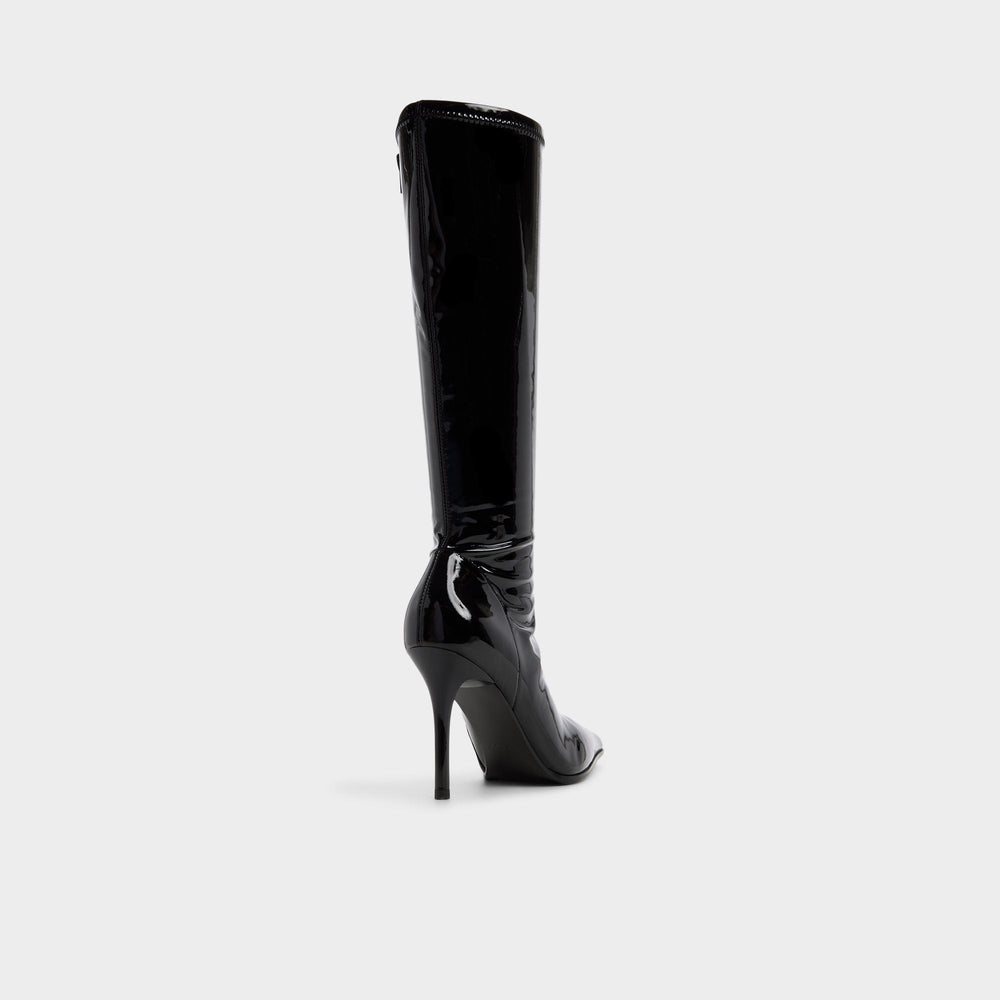 Re in Emily Other Black - Knee-high boot, Stiletto heel