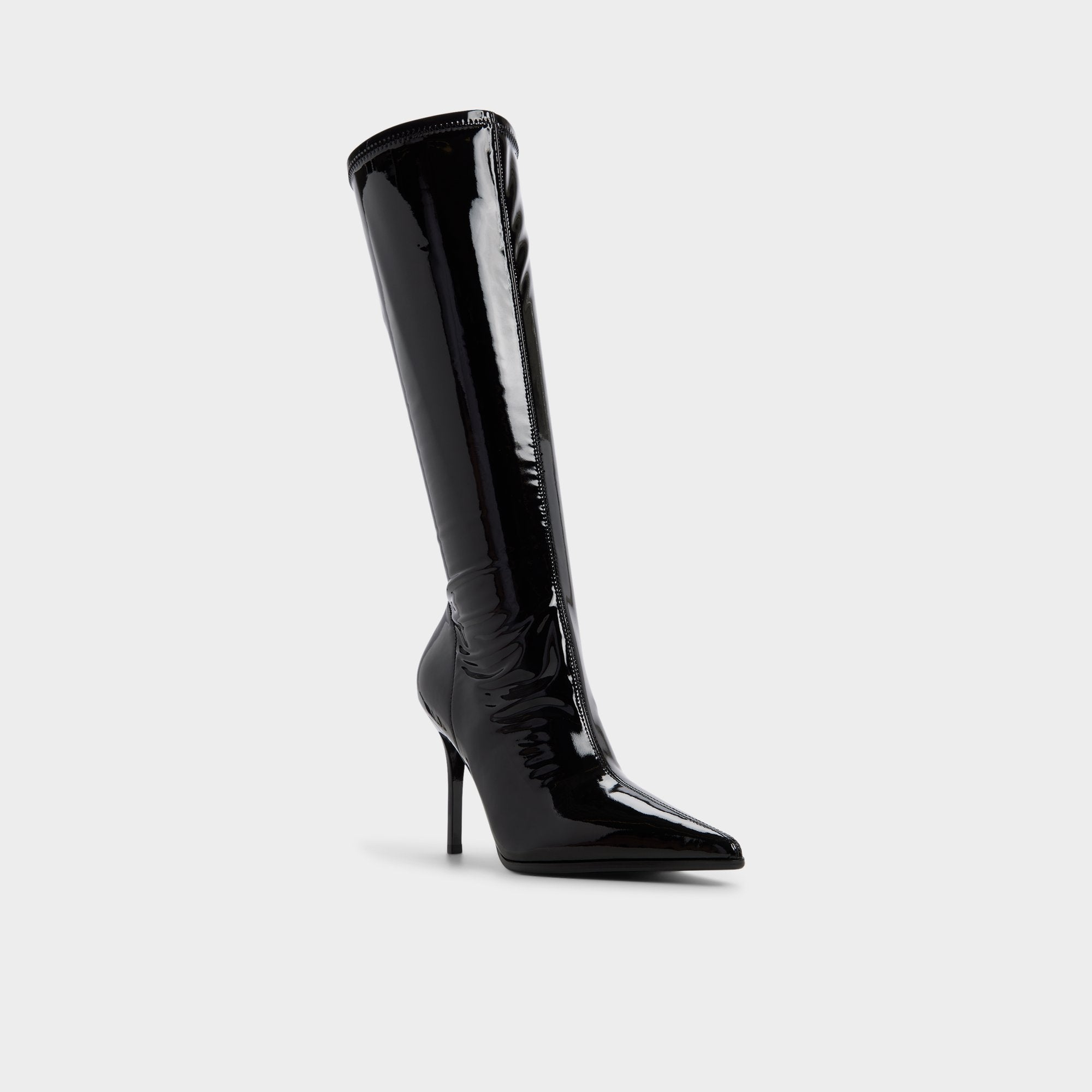 Re in Emily Other Black - Knee-high boot, Stiletto heel