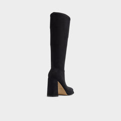 Gisselle in Black - Knee-high boot, Platform