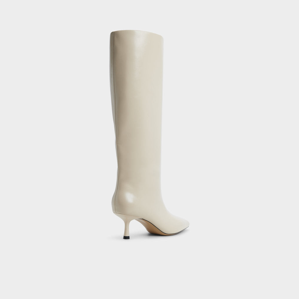 Selora in Cream 14166956 - Knee-high boot, Stiletto heel