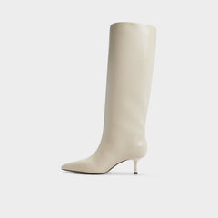 Selora in Cream 14166956 - Knee-high boot, Stiletto heel