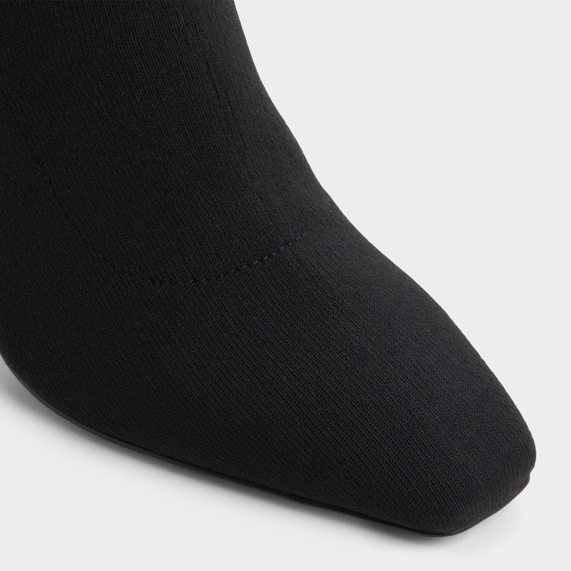Lennora in Black - Knee-high boot, Stiletto heel