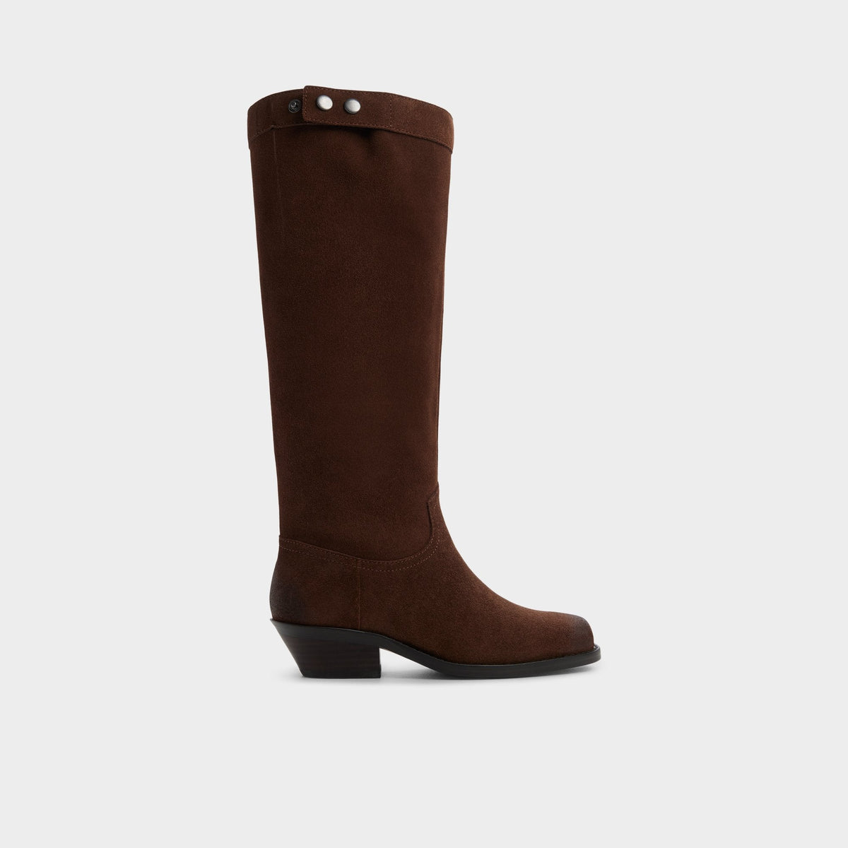 Emberlyn in Dark Brown 14163446 - Knee-high western boot, Cup sole