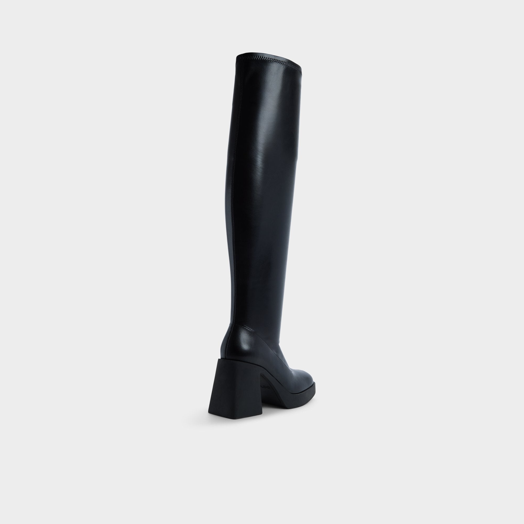 Maritza in Black - Over-the-knee boot, Platform