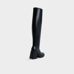 Maritza in Black - Over-the-knee boot, Platform