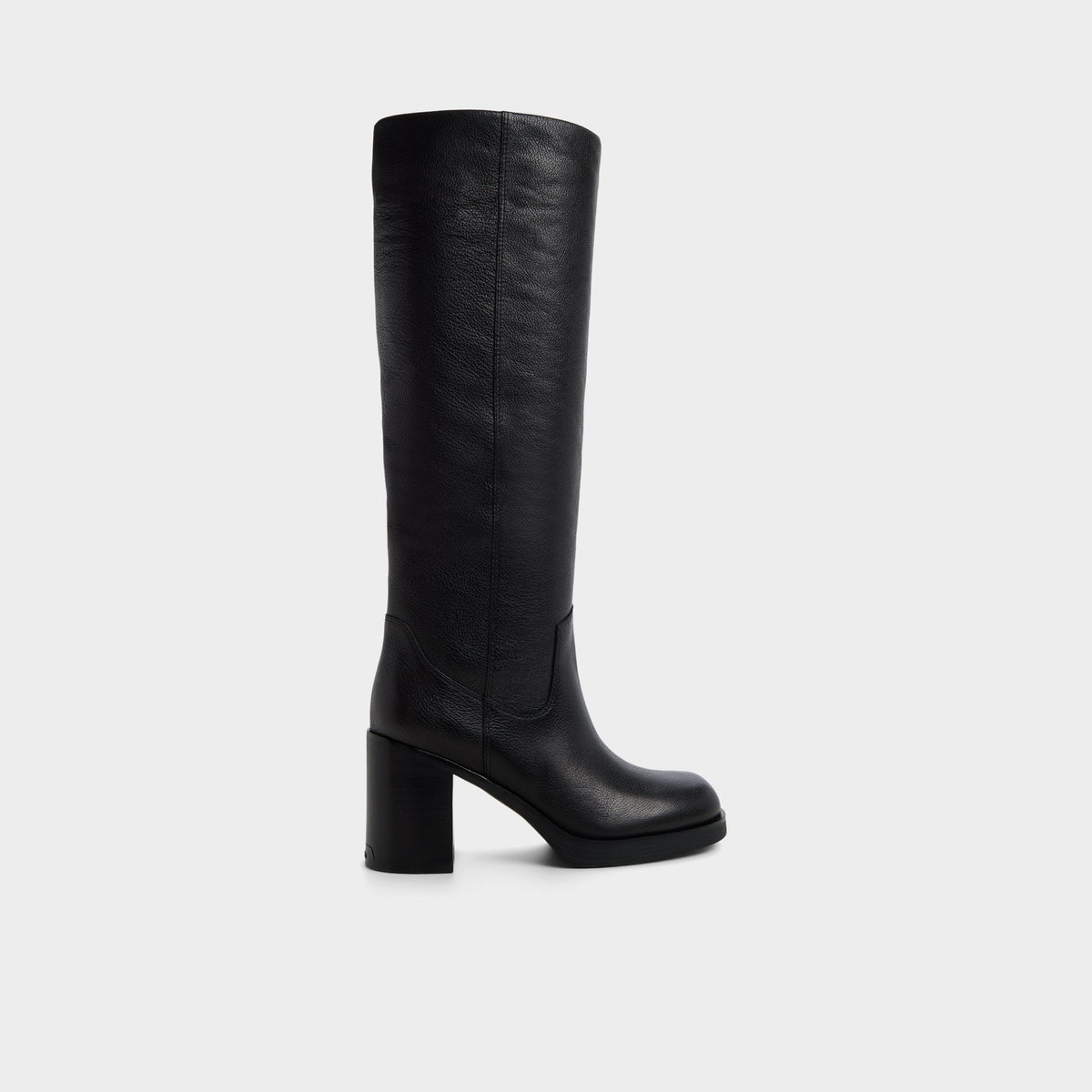 Juny in Black - Knee-high boot, Platform