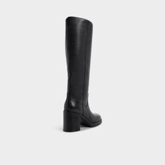 Juny in Black - Knee-high boot, Platform