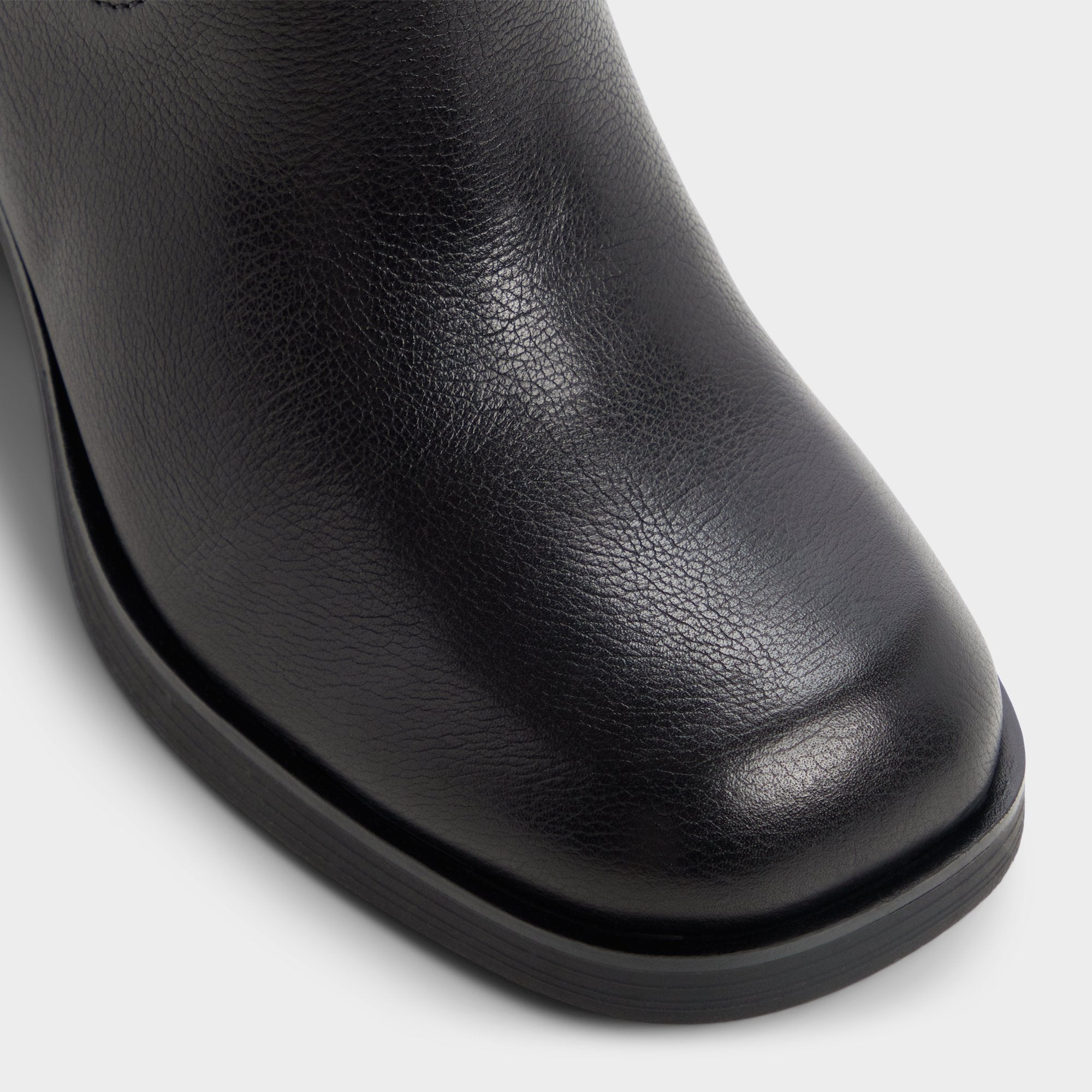 Juny in Black - Knee-high boot, Platform
