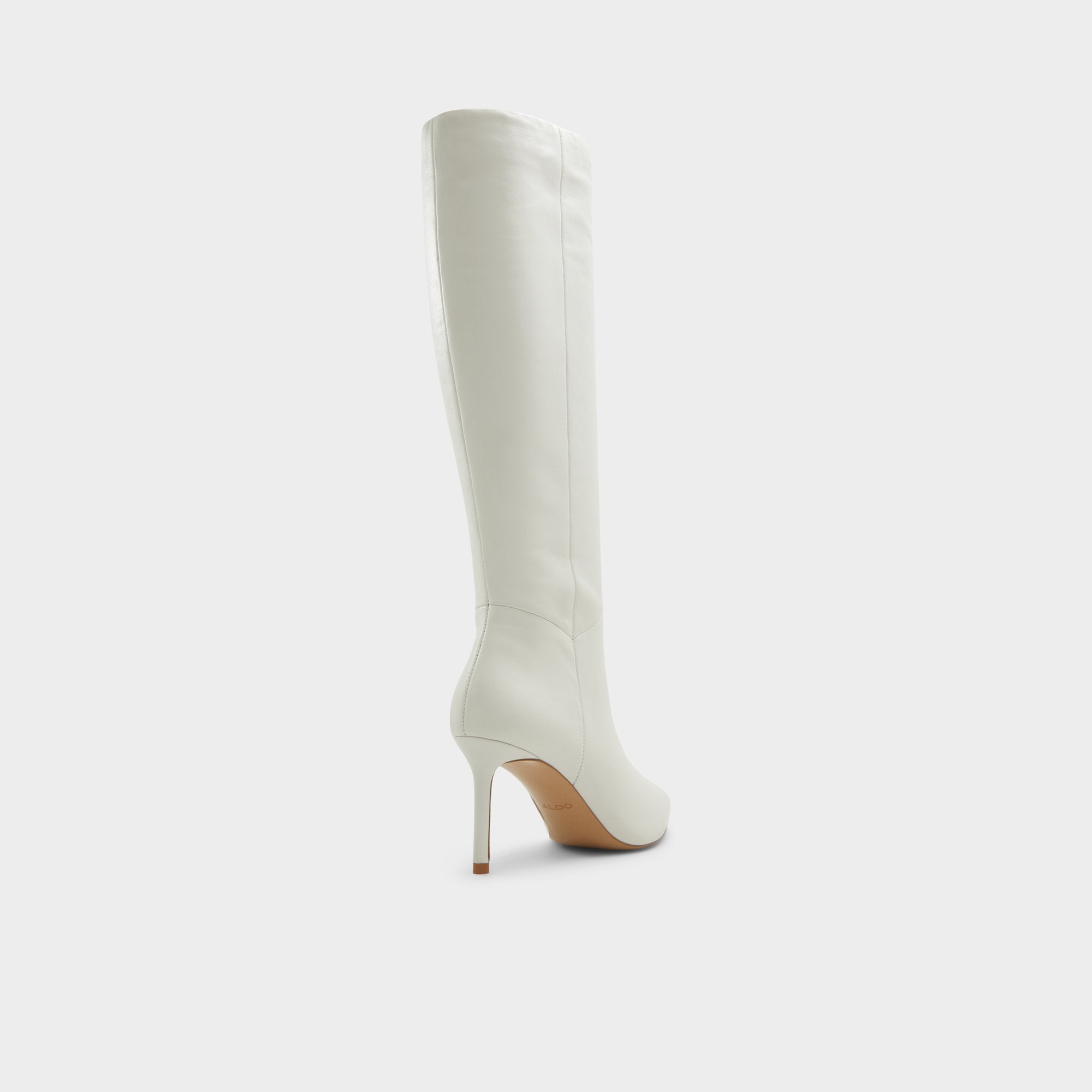 Laroche White/Bone Women's Tall Boots - Knee-high boot, Stiletto heel