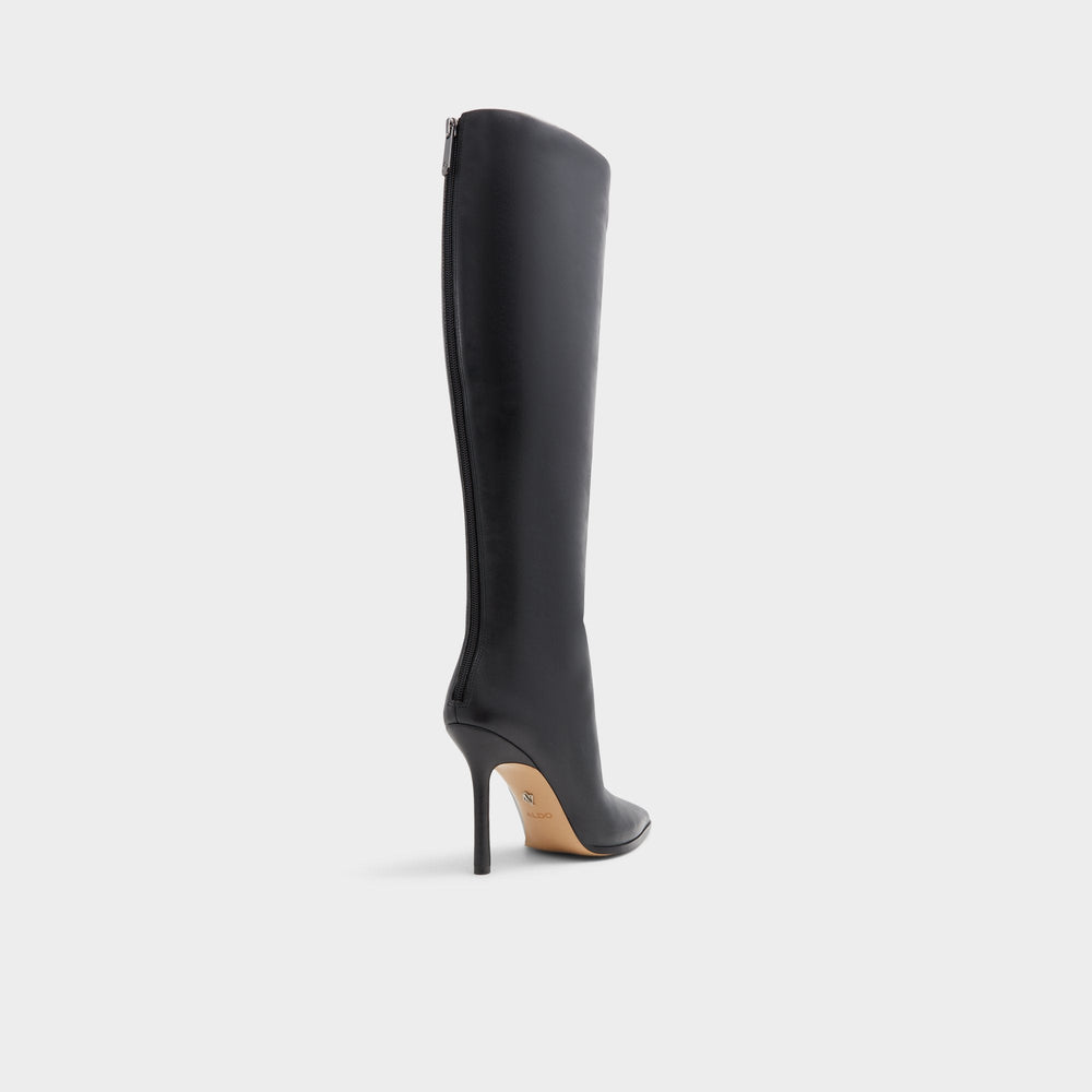 Maybellie Black Women's Tall Boots - Knee-high boot, Black