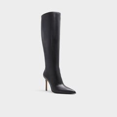 Maybellie Black Women's Tall Boots - Knee-high boot, Black