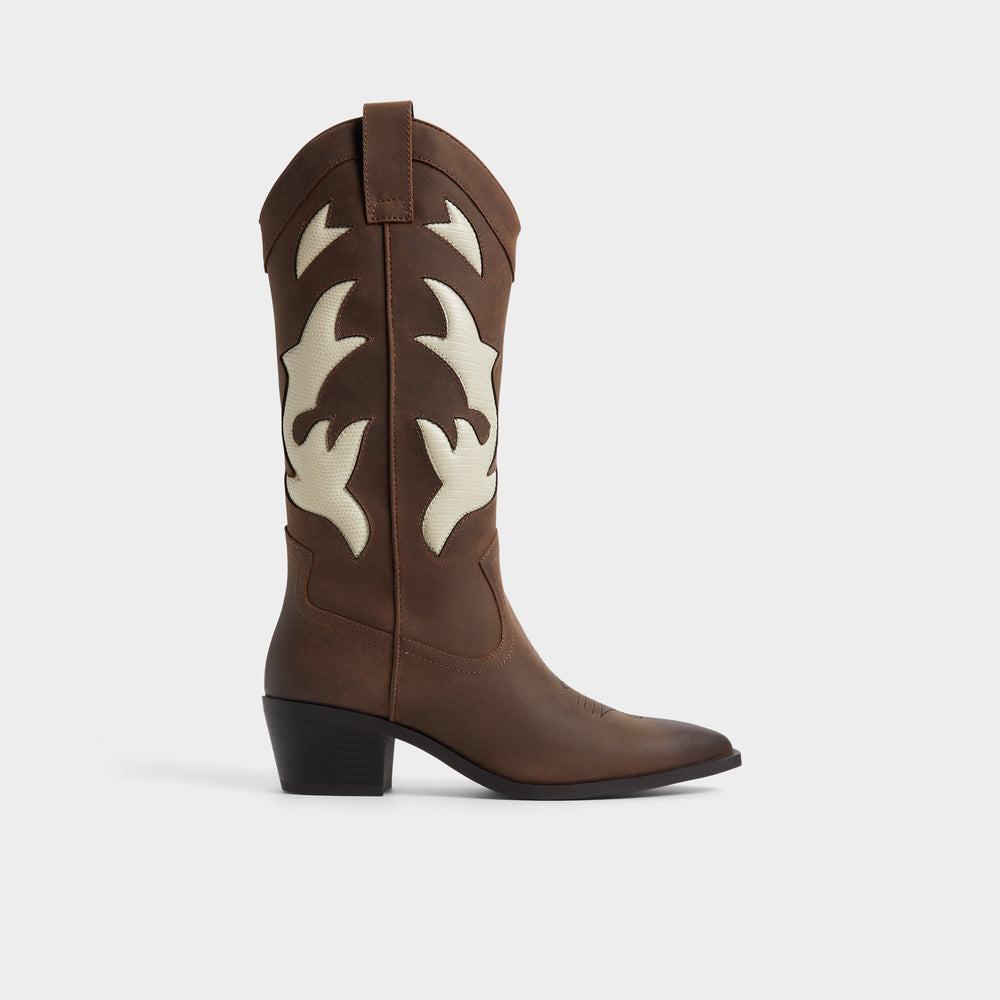 Nebraska Royal Brown Women's Western - Mid-calf western boot