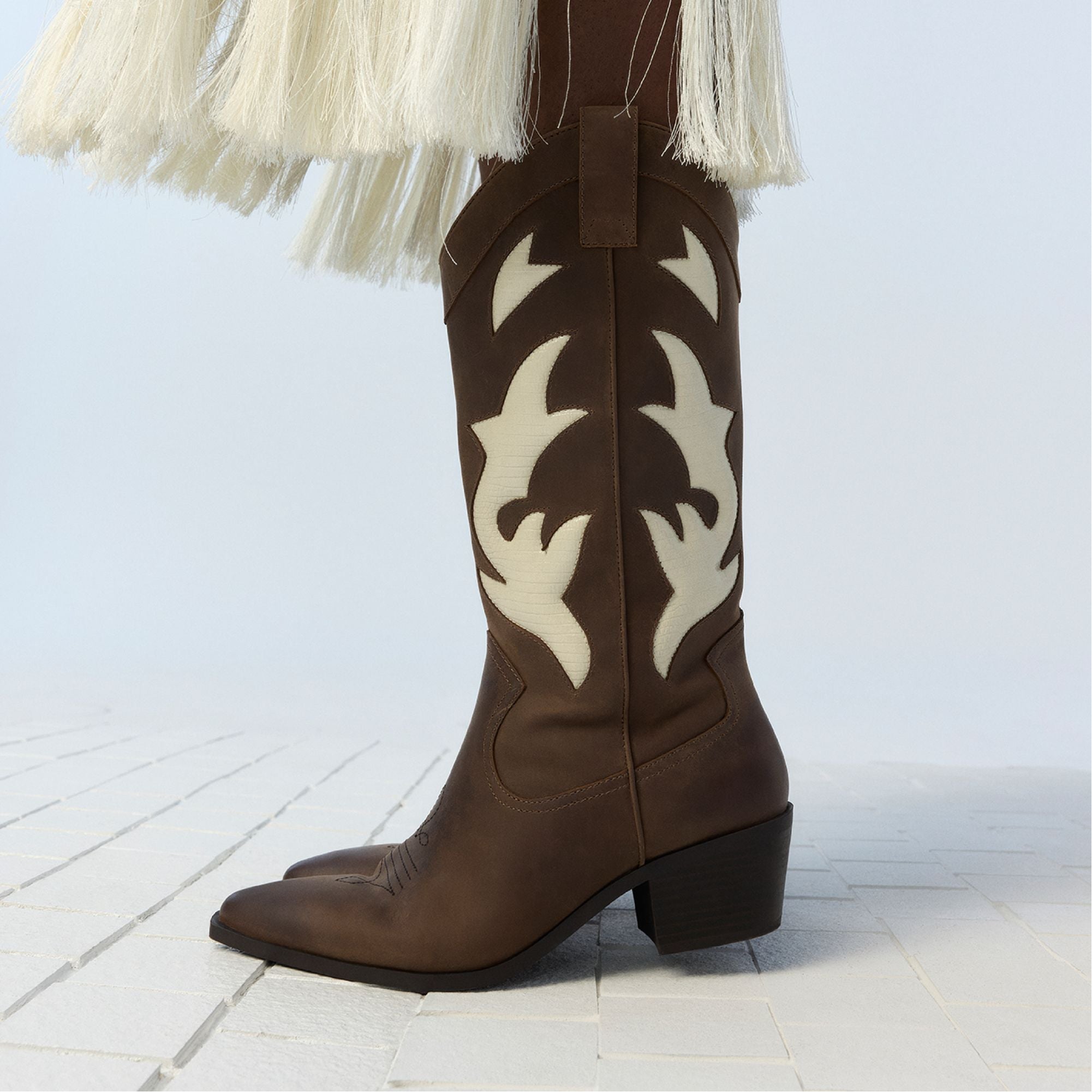 Nebraska Royal Brown Women's Western - Mid-calf western boot