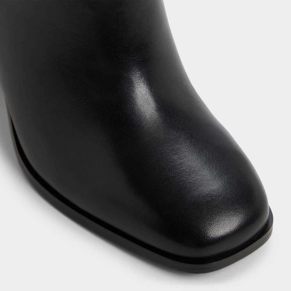 Elyze in Wc Black - Knee-high boot, Block heel