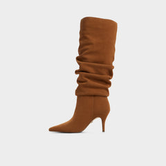 Kimmia in Other Brown - Knee-high boot, Stiletto heel