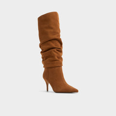 Kimmia in Other Brown - Knee-high boot, Stiletto heel