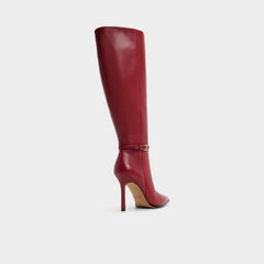Maellie in Wc Dark Red - Knee-high boot, Stiletto heel