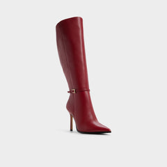 Maellie in Wc Dark Red - Knee-high boot, Stiletto heel