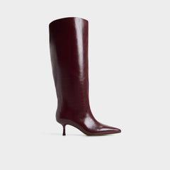 Selora in Wc Burgundy - Knee-high boot, Stiletto heel