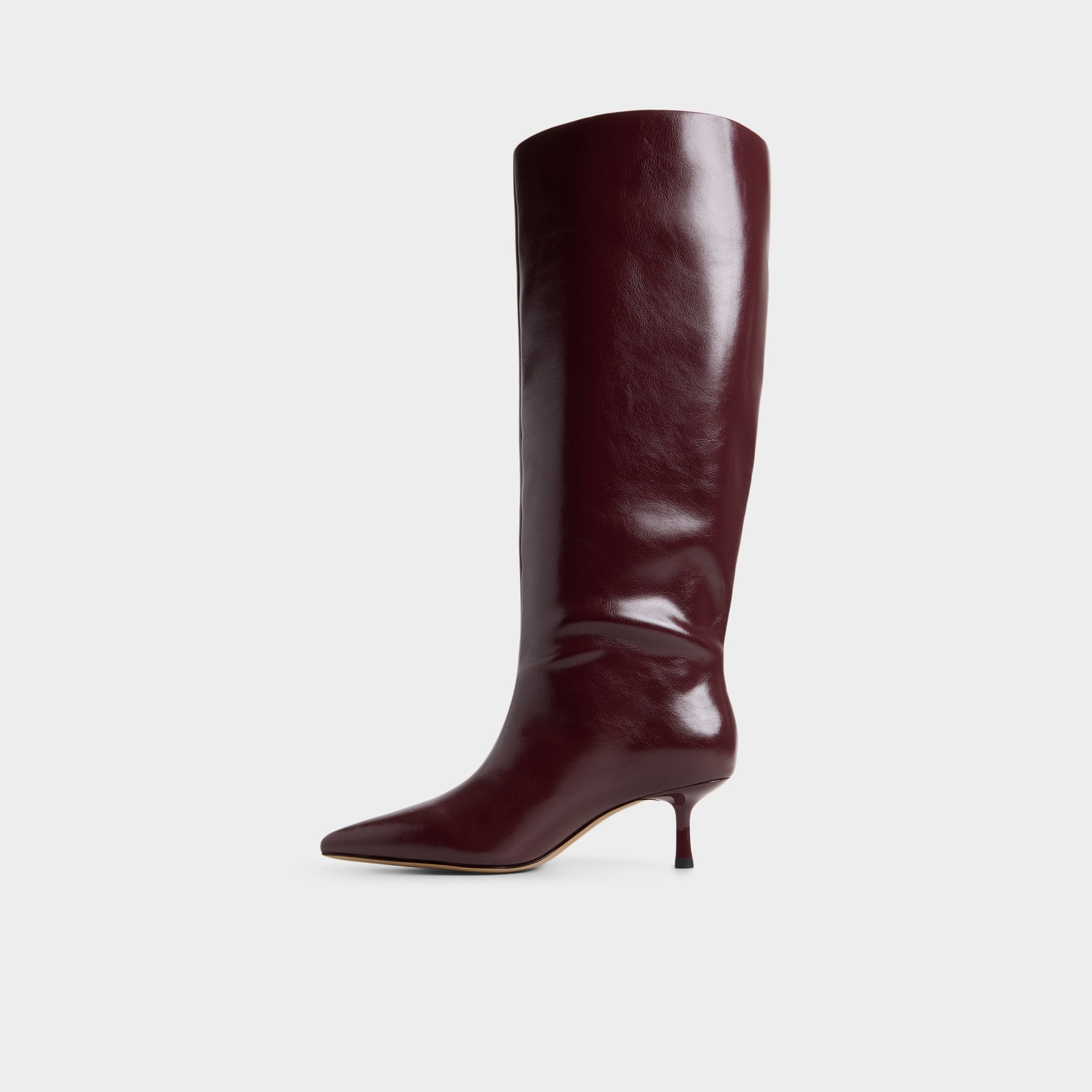 Selora in Wc Burgundy - Knee-high boot, Stiletto heel