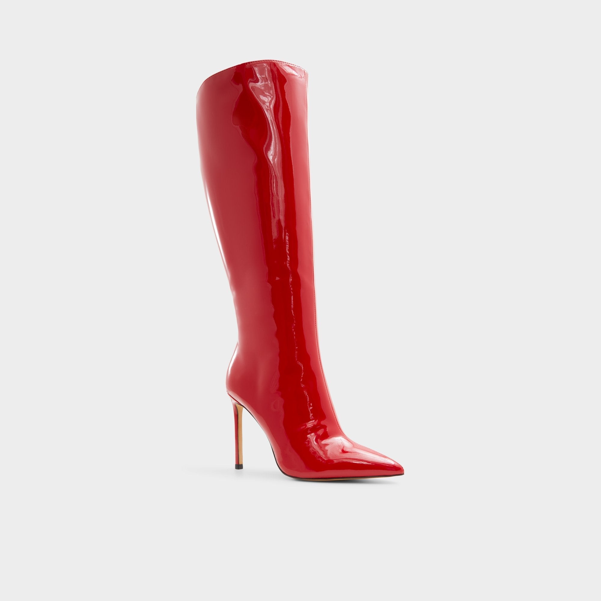 Agathea-wc Red Women's Tall Boots - Knee-high boot, Stiletto heel