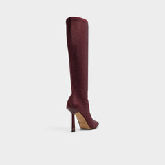 Innez in Bordo - Knee-high boot, Stiletto heel