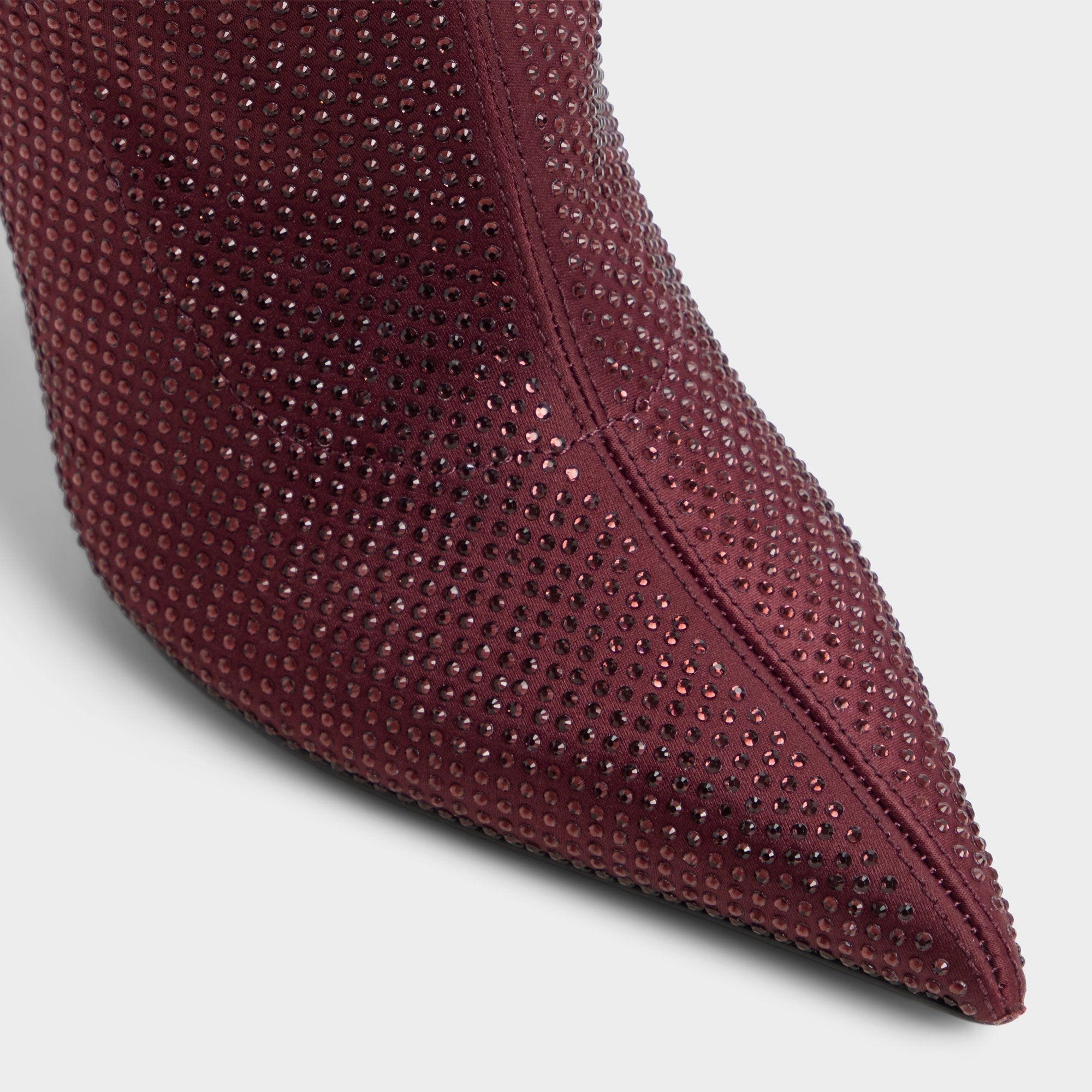 Innez in Bordo - Knee-high boot, Stiletto heel