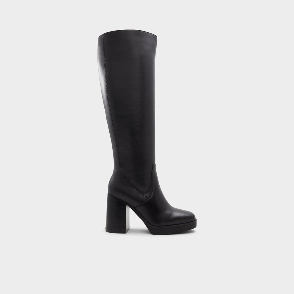 Equine Black Women's Tall Boots - Knee-high boot, Black