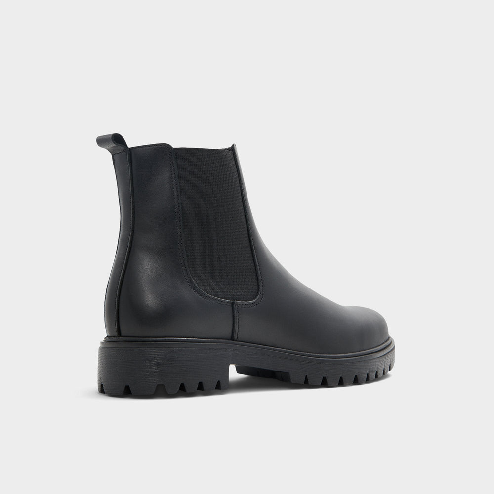 Adalitlan Black Women's Casual boots - Chelsea boot, Lug sole