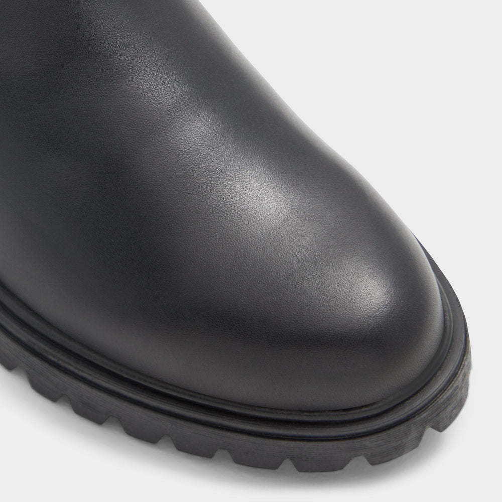 Adalitlan Black Women's Casual boots - Chelsea boot, Lug sole