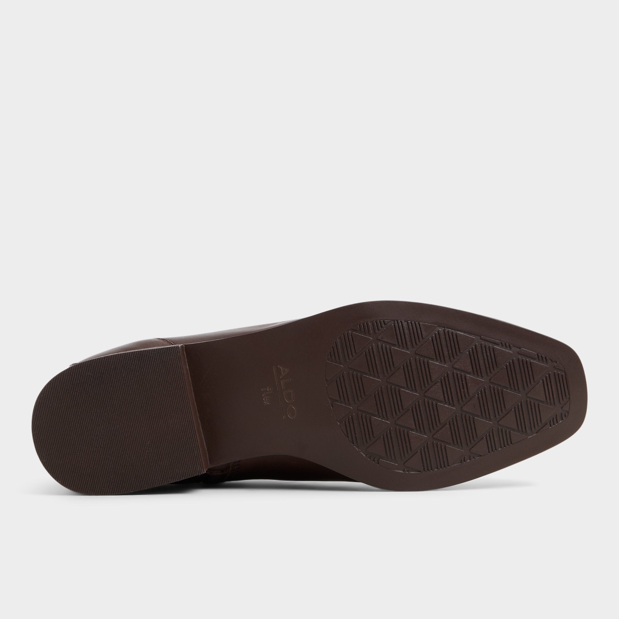 Verity in Dark Brown - Chelsea boot, Block heel