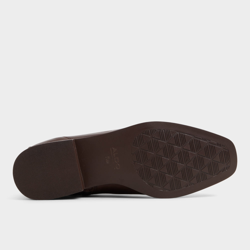 Verity in Dark Brown - Chelsea boot, Block heel