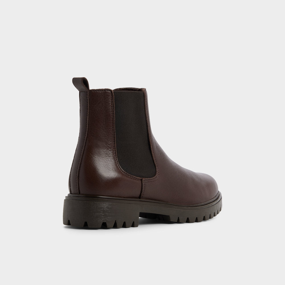 Adalitlan in Medium Brown - Chelsea boot, Lug sole