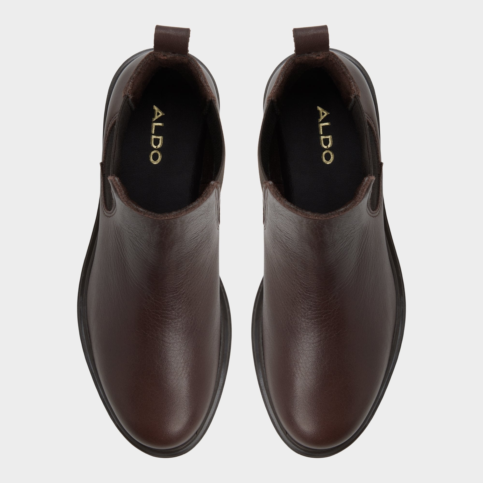 Adalitlan in Medium Brown - Chelsea boot, Lug sole