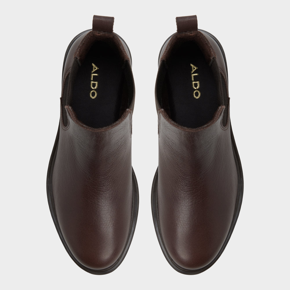 Adalitlan in Medium Brown - Chelsea boot, Lug sole