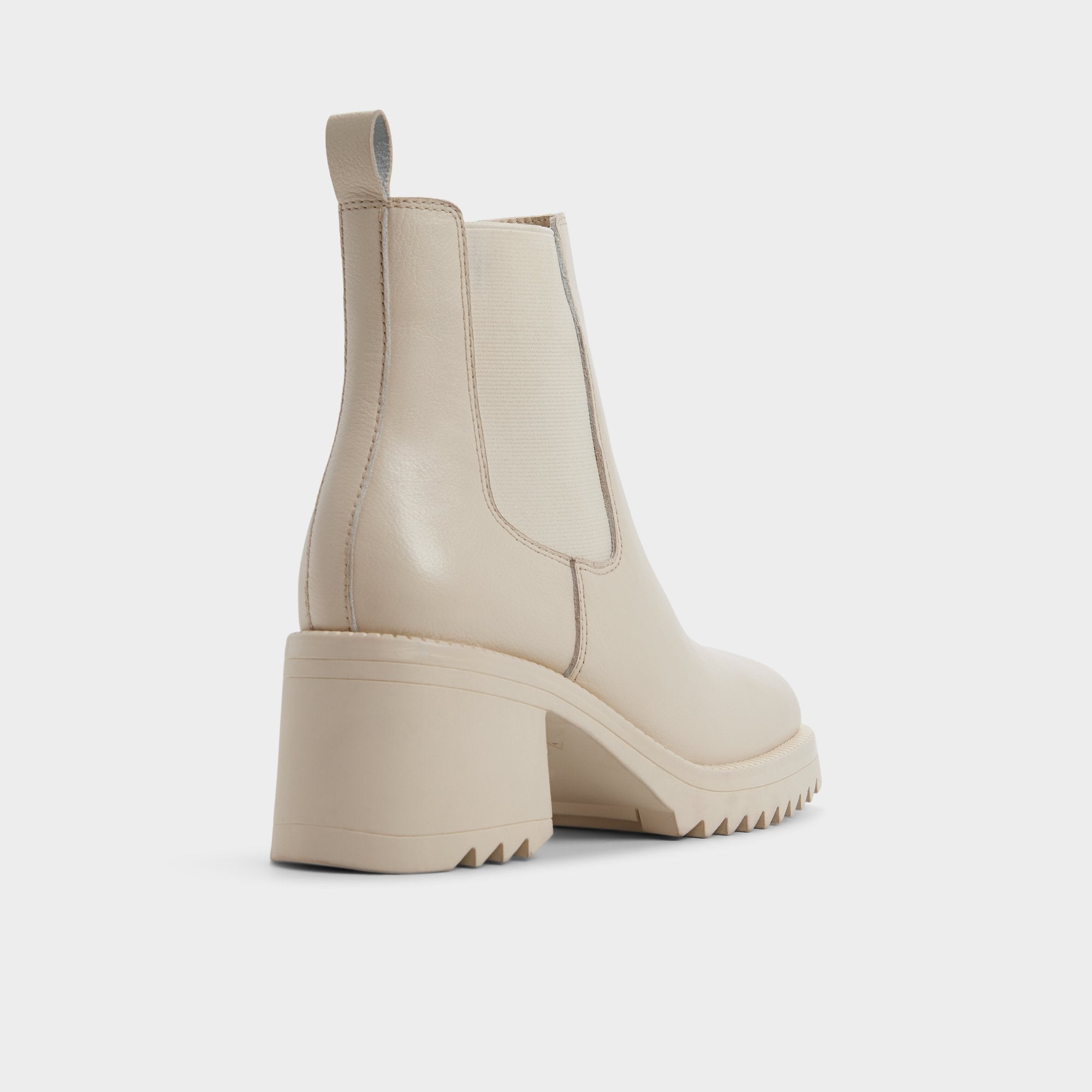 Anneliese in Other White - Chelsea boot, Lug sole
