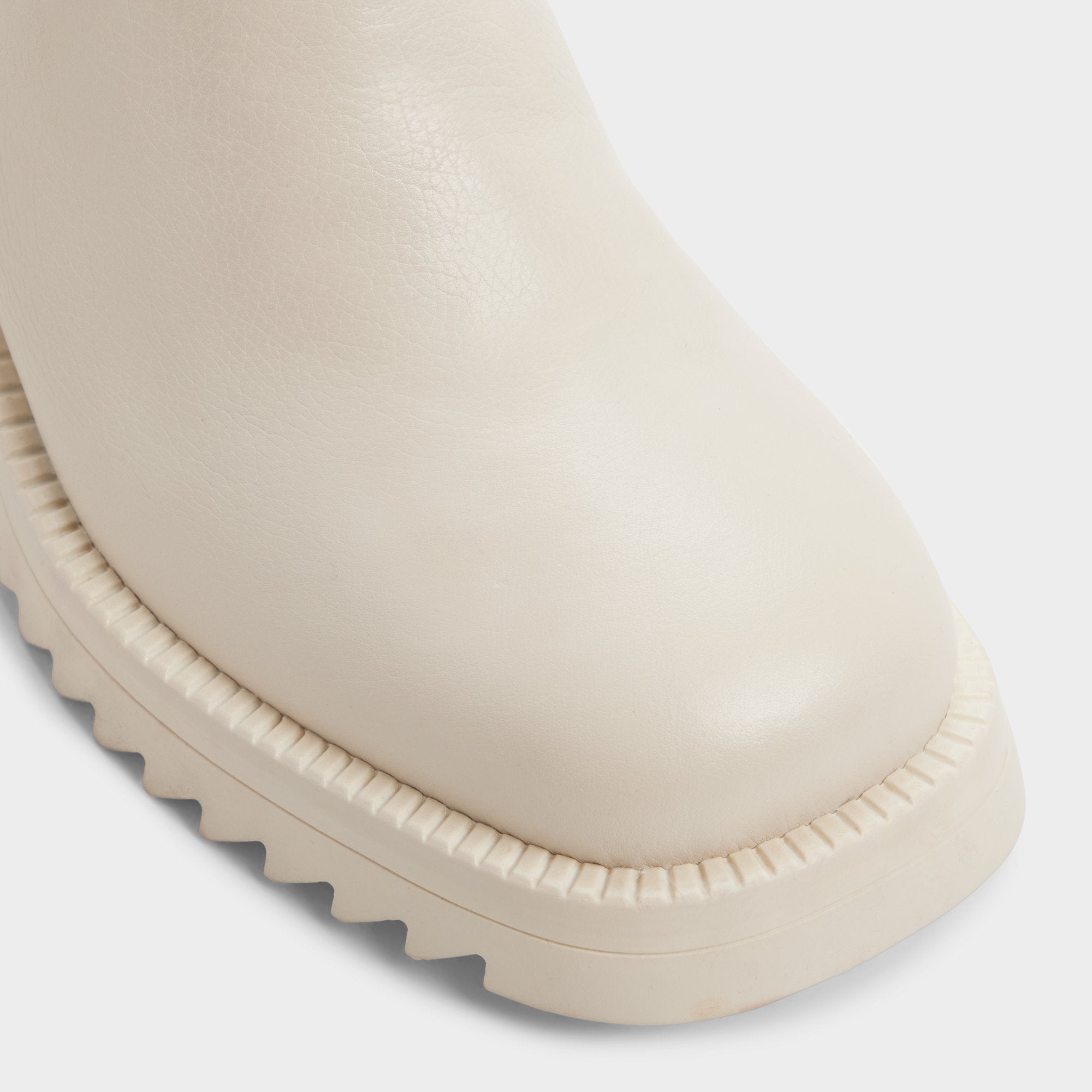 Anneliese in Other White - Chelsea boot, Lug sole