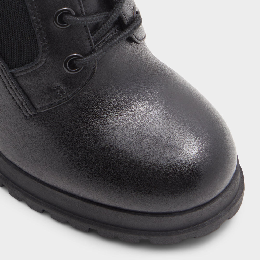Rebellious Black Women's Combat boots - Combat ankle boot, Lug sole