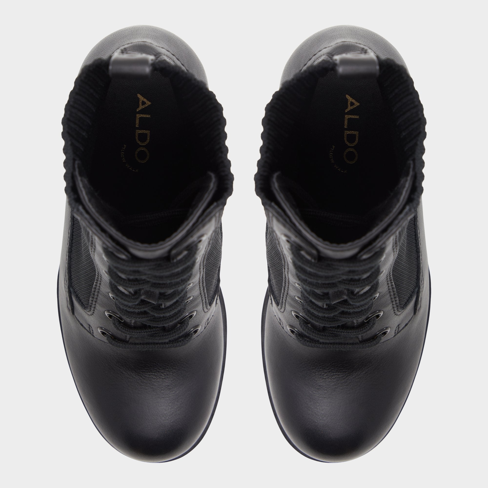 Rebellious Black Women's Combat boots - Combat ankle boot, Lug sole