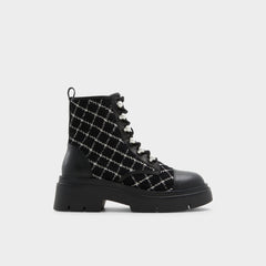Marthia in Other Black - Combat ankle boot, Black
