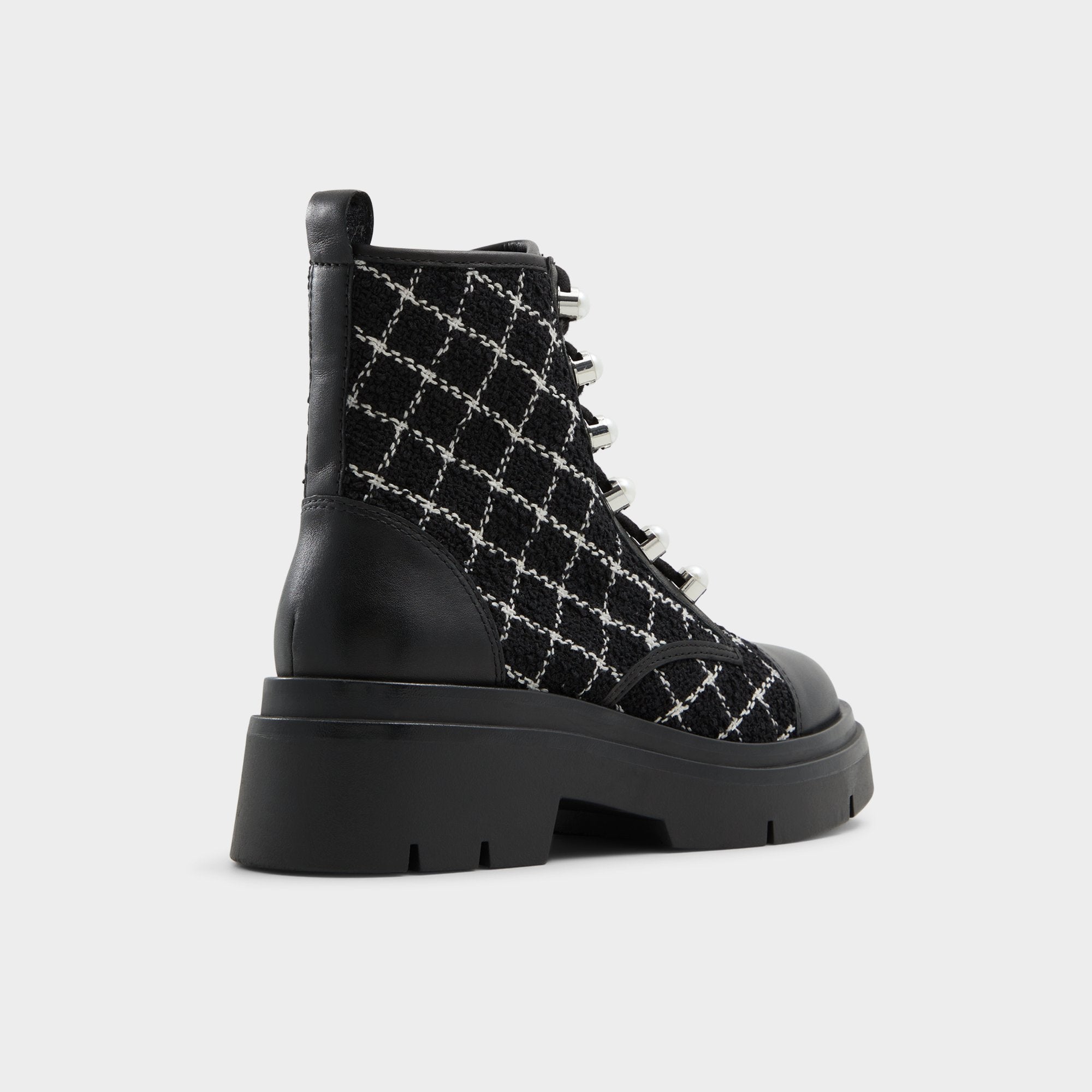 Marthia in Other Black - Combat ankle boot, Black