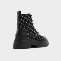Marthia in Other Black - Combat ankle boot, Black