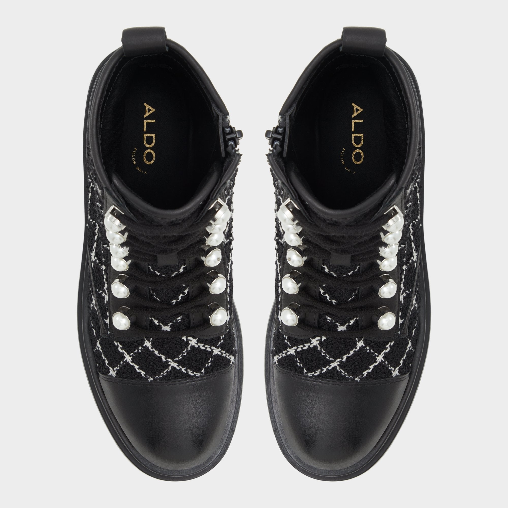 Marthia in Other Black - Combat ankle boot, Black