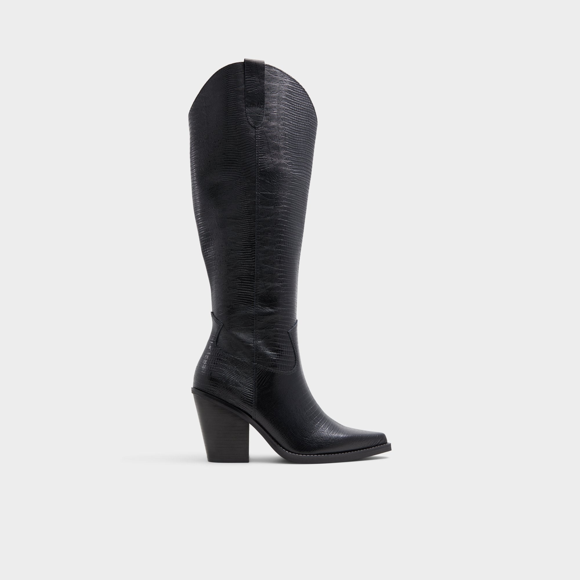 Nevada-wc Black Women's Western - Western knee-high boot, Black