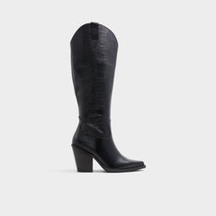 Nevada-wc Black Women's Western - Western knee-high boot, Black